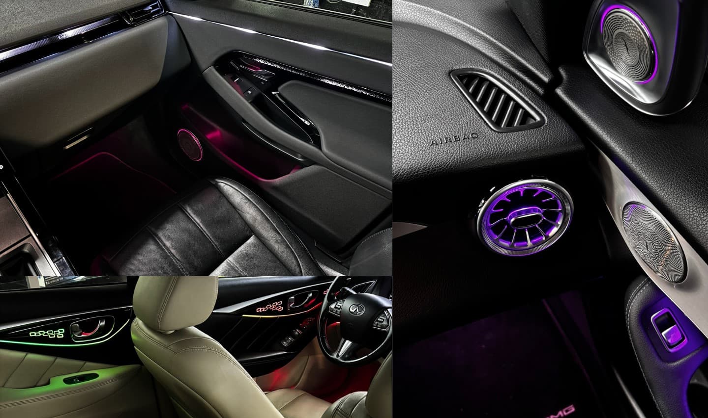 Interior premium con iluminacion ambiental